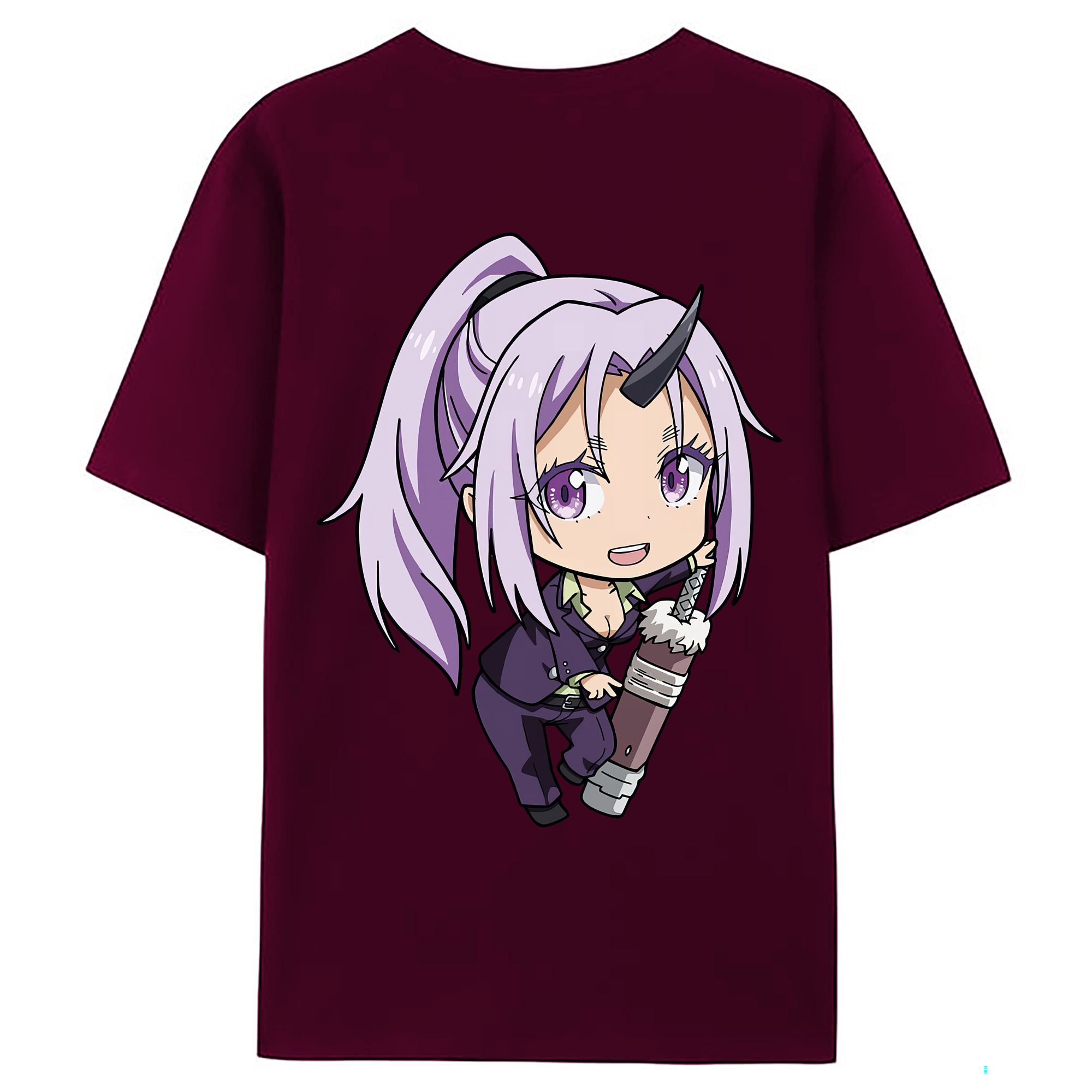 （画像用） 転スラ Regarding Reincarnated to Slime レディース半袖Tシャツ(バックプリント)